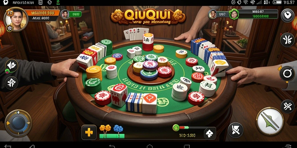 Screenshot utama WG87 menampilkan gameplay QiuQiu yang menarik.